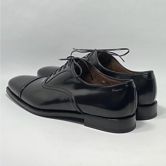 Salvatore Ferragamo Men's Seul Leather Oxford Shoes size 7.5E - Picture 6 of 12